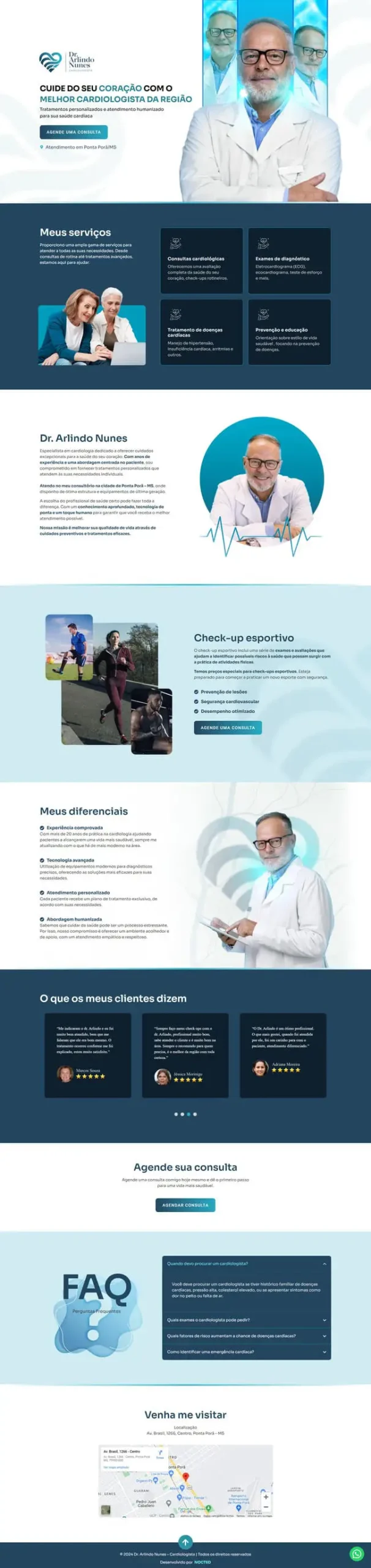 Landing Page para Médicos